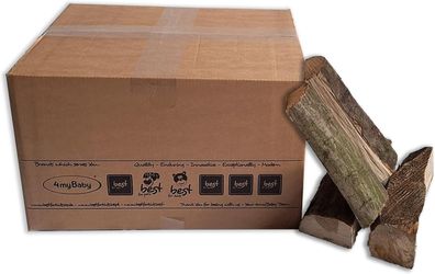 Best for Home Kaminholz Brennholz 25 cm oder 33 cm - bereit für den Herd, Kamin