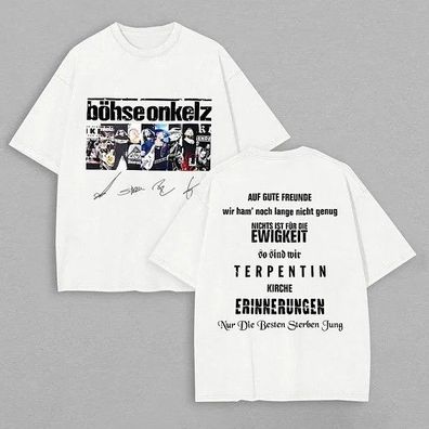 Böhse Onkelz Fan Merch | Motiv „Auf Gute Freunde“ & Bandzitate - T-Shirt, Hoodie & Sw