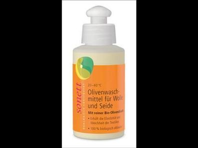 SONETT 3x Olivenwaschmittel für Wolle und Seide 20-40°C 120ml