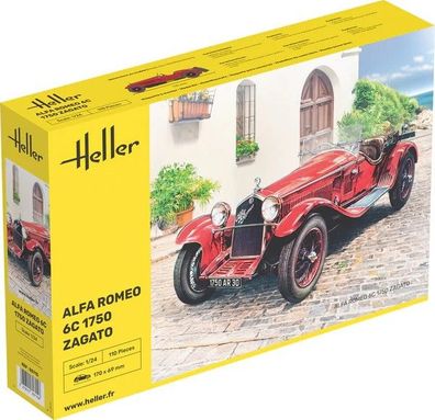 Heller 80715 Alfa Romeo 6C 1750 in 1:24 Zagato 1000807150 Bausatz
