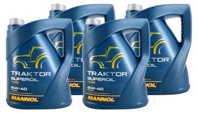 Mannol Traktor Superoil 15W-40 4x5 Liter