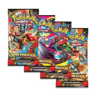 Pokemon Mega Evolution Black bolt Überrschungs Booster (CM1511252)