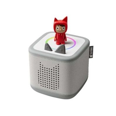 Tonies® Toniebox 2 Starterset - Mondgrau Kreativ Tonie Rot