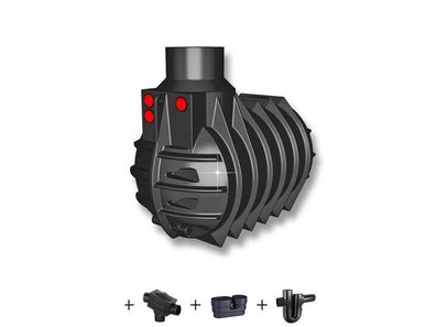 Aktions Zisterne Haus 3000 Liter - 10000 Liter, Kunststoff, Regenwasser