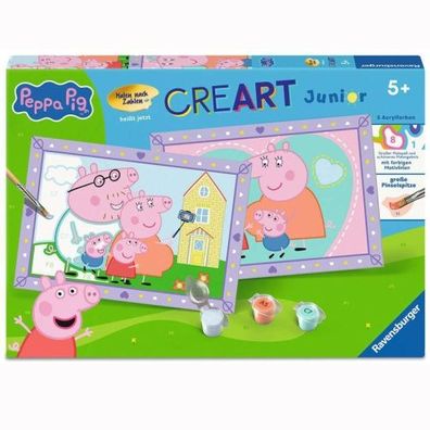 Ravensburger CREART Serie Junior - Peppa's Familie