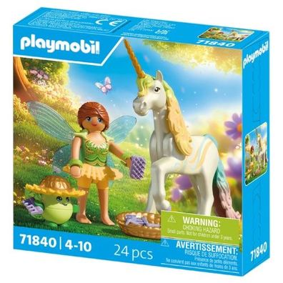 PLAYMOBIL® Sammeleinhorn Regenbogenblume mit Fee