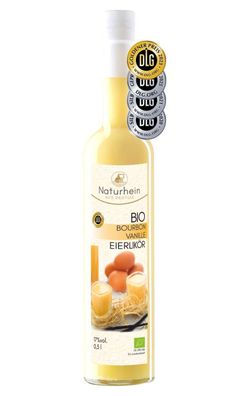 Eierlikoer Vanille cremig Likoer fein Advokat Geschenk Bio NatuRhein Advocaat