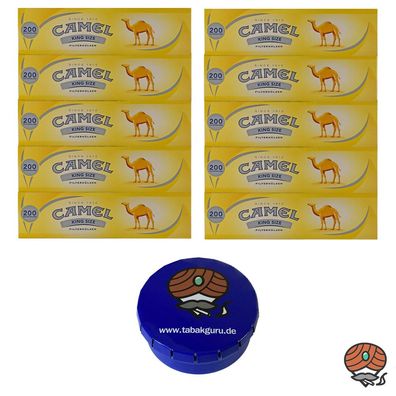 2000 Camel King Size Filterhülsen + Taschenascher