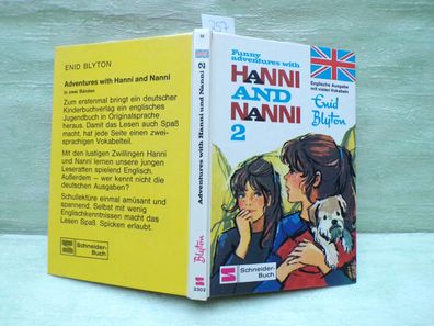 Funny adventures with Hanni and Nanni Blyton englische Ausgabe & Vokabeln 1973
