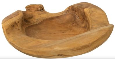 Schale Igor Unregelmäßig Teakholz Naturell Medium