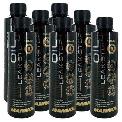 Mannol Oil Leak-Stop Motordichtmittel Ölverlust-Stop Additiv 7x250 ML