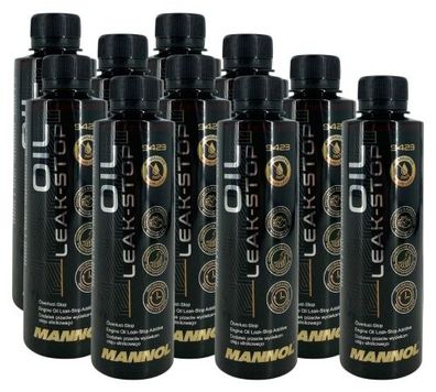 Mannol Oil Leak-Stop Motordichtmittel Ölverlust-Stop Additiv 10x250 ML