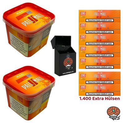 Pall Mall Allround Volumentabak Maxi Box 2x 310g, 1400 Hülsen, Zubehör