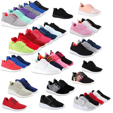 VAN HILL Damen Sportschuhe Trendfarben Runners Sneakers Laufschuhe 77409
