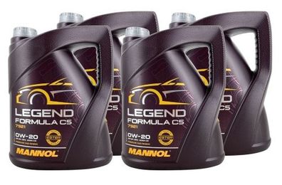 Mannol Legend Formula C5 0W-20 4x5 Liter