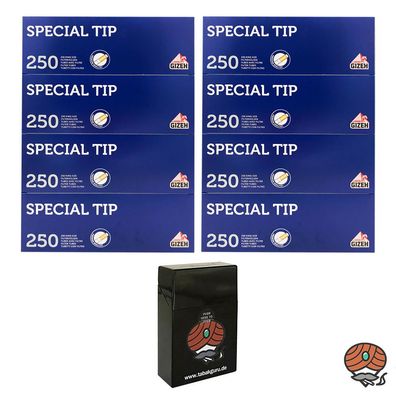8 Pack Gizeh Special Tip + Zigarettenbox