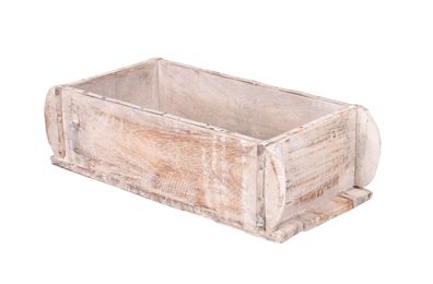 Deko-Ziegelform LAVIT recyceltes Holz, natur