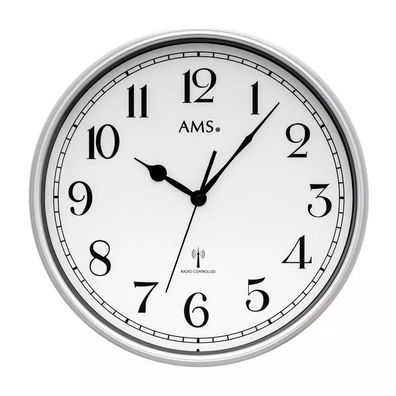 AMS - 5610 - Wanduhr - Quarz Funk - 37cm