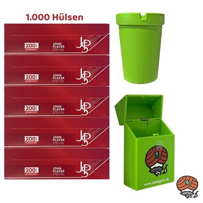 5x JPS/John Player Special King Size Filterhülsen, Autoaschenbecher, Box