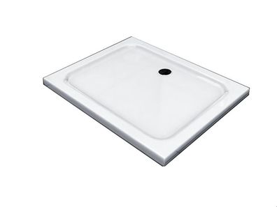 Glaszentrum Hagen Acryla 100x80x5 cm Duschtasse Rechteck + Siphon