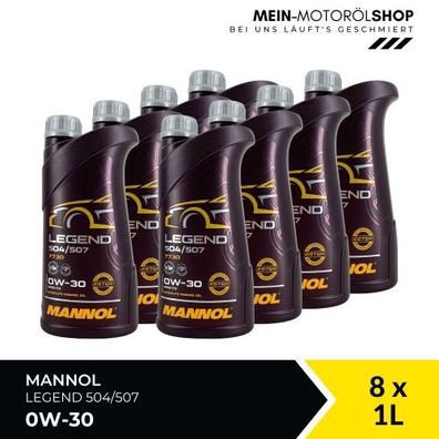 Mannol Legend 504/507 0W-30 8x1 Liter