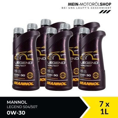Mannol Legend 504/507 0W-30 7x1 Liter
