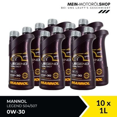 Mannol Legend 504/507 0W-30 10x1 Liter