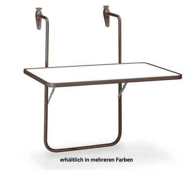 Best Freizeitmöbel Boy - Balkontisch Terrassentisch aufhängbar 60x40 cm