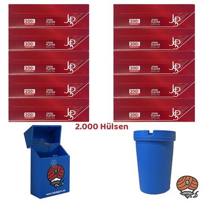 10x JPS/John Player Special King Size Filterhülsen, Autoaschenbecher, Zubehör