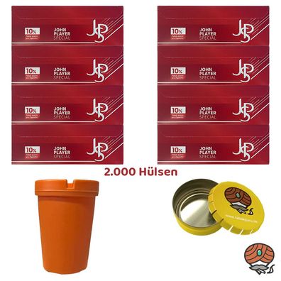 8x JPS/John Player Special Extra Filterhülsen + Autoaschenbecher + Zubehör