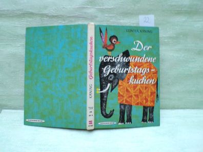 Günter Käning Der verschwundene Geburtstagskuchen Schreibschrift Eugen Weiß
