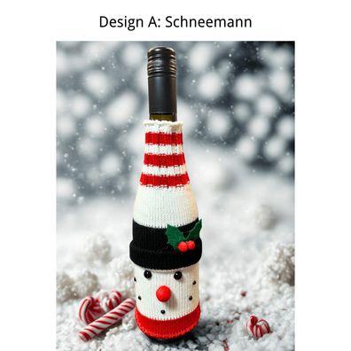 Weihnachten Rentier Flaschenhülle, ischdekoration, mit Gratis Weihnachtssocken