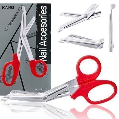 Medizinische Verbandschere für Erste-Hilfe zum Schneiden von Verbänden und Klebebände