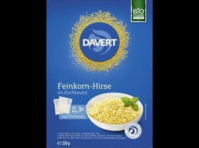 Davert Feinkorn-Hirse im Kochbeutel 250g 250g