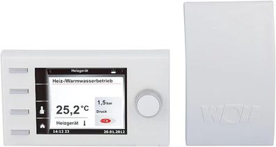Wolf Bedienmodul BM-2 inkl. Außenfühler weiß für Regelungssystem WRS