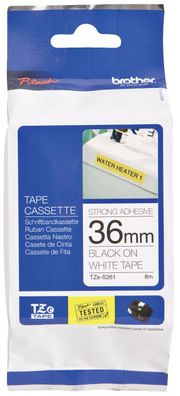 Brother TZE-261 TZe-261 Schriftbandkassette - laminiert, 36 mm x 8 m, schwarz auf wei