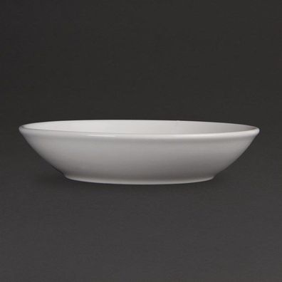 Olympia Whiteware tiefe runde Teller 20,5cm (6 Stück)