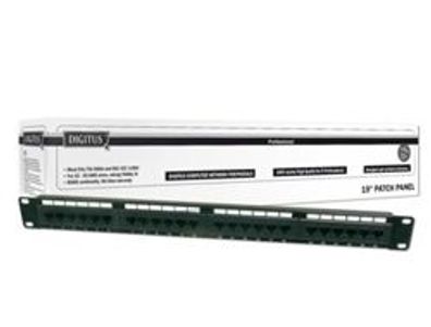 Digitus 19" Patch Panel Kat.6, Klasse E, 24 x RJ45, 1 HE