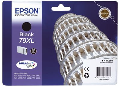 Epson C13T79014010 Original Epson Tintenpatrone schwarz High-Capacity (C13T79014010,