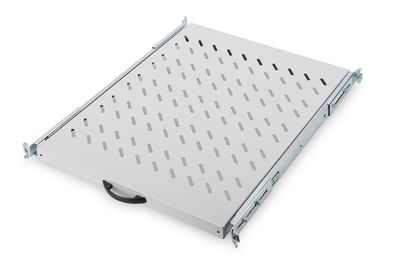 Digitus 19" Fachboden, 1 HE, ausziehbar, Tiefe: 525 mm