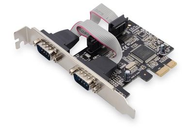 Digitus Serielle 16C950 PCI Express Karte, 2 Port