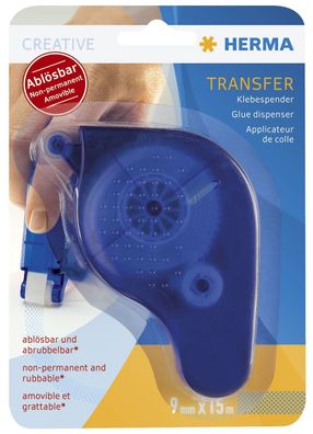 Herma 1067 1067 Klebespender Transfer - 15 m, ablösbar, blau