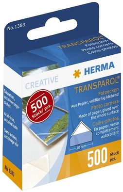 Herma 1383 Fotoecken 500 Stück Spendepackung