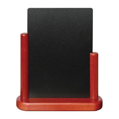 Securit Tischtafel Mahagoni A5