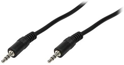 LogiLink Audiokabel, 2 x 3,5 mm Klinkenstecker, 5 m