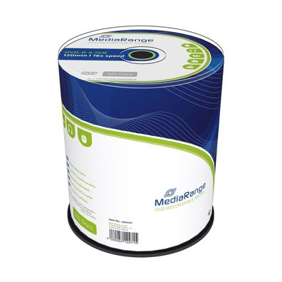 MediaRange MR442 DVD-R MediaRange 4.7GB 100pcs Spindel 16x