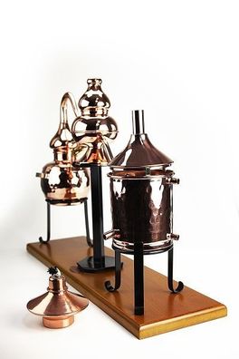CopperGarden®" Tischdestille Charentais 0,5 Liter | Spiritusbrenner