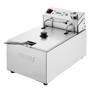 Buffalo Einzel-Elektrofritteuse mit Timer 5Ltr