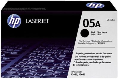 HP CE505A Original HP Tonerkartusche schwarz (CE505A,05A,05ABK,05ABLACK, O05A, O05ABK