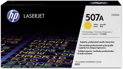 HP CE402A Original HP Tonerkartusche gelb (CE402A,507A,507AY,507AYELLOW, O507A, O507A
